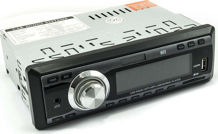 AUTORADIO FM STEREO AUTO LETTORE MP3 USB SD CARD INGRESSO AUX WMA RADIO 603 Elettronica/Elettronica per veicoli/Elettronica per auto/Sistemi audio/Autoradio Trade Shop italia - Napoli, Commerciovirtuoso.it