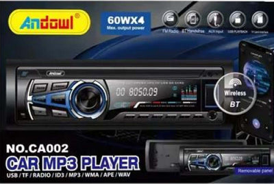 Autoradio Lettore Mp3 Sistema Audio Auto 1 Din Bt Usb Aux Fm Sd Card Mp3 Ca002 Elettronica/Elettronica per veicoli/Elettronica per auto/Sistemi audio/Autoradio Trade Shop italia - Napoli, Commerciovirtuoso.it