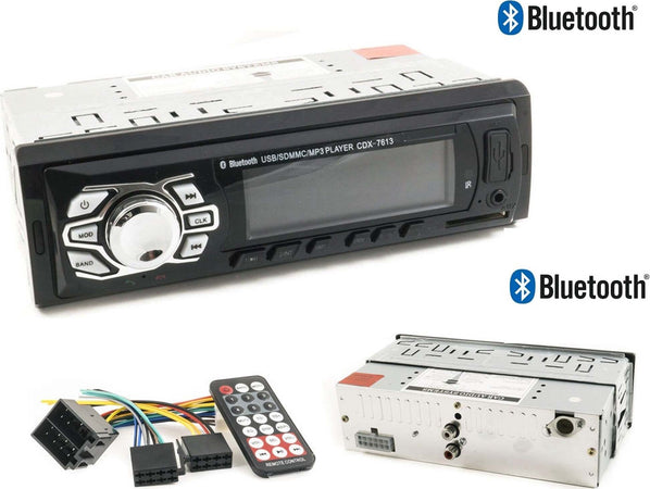 AUTORADIO STEREO AUTO BLUETOOTH FM MP3 SLOT USB SD AUX CDX-7613 CON TELECOMANDO Elettronica/Elettronica per veicoli/Elettronica per auto/Sistemi audio/Autoradio Trade Shop italia - Napoli, Commerciovirtuoso.it