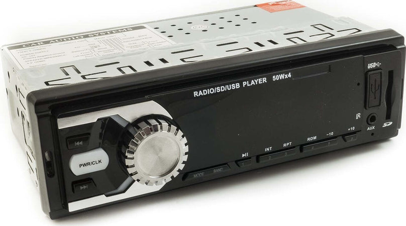 AUTORADIO STEREO AUTO CAMPER RADIO FM MP3 USB SLOT SD AUX 50Wx4 4104 Elettronica/Elettronica per veicoli/Elettronica per auto/Sistemi audio/Autoradio Trade Shop italia - Napoli, Commerciovirtuoso.it
