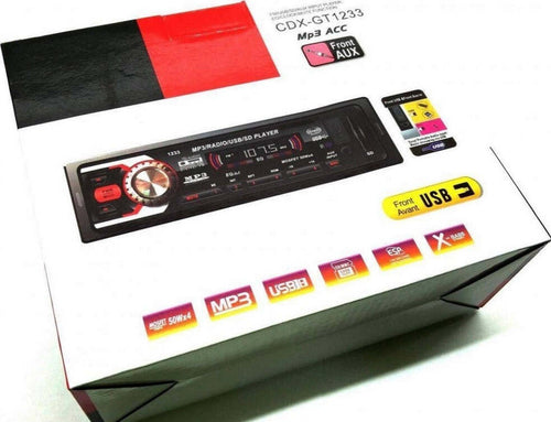 AUTORADIO STEREO AUTO FM MP3 USB WMASD AUX CDX GT 1233 4 X 50W Elettronica/Elettronica per veicoli/Elettronica per auto/Sistemi audio/Autoradio Trade Shop italia - Napoli, Commerciovirtuoso.it