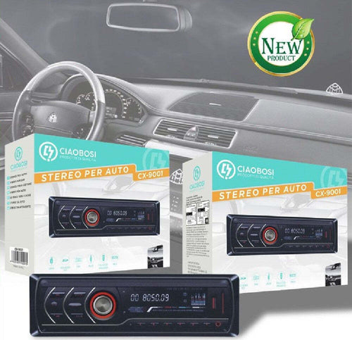 Autoradio Stereo Per Auto Lettore Mp3 Bluetooth Aux Usb Sd Telecomando Cx-9001 Elettronica/Elettronica per veicoli/Elettronica per auto/Sistemi audio/Autoradio Trade Shop italia - Napoli, Commerciovirtuoso.it