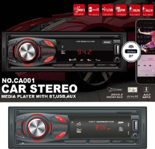 Autoradio Stereo Sistema Audio Per Auto Universale 1 Din Bluetooth/aux/usb Ca001 Elettronica/Elettronica per veicoli/Elettronica per auto/Sistemi audio/Autoradio Trade Shop italia - Napoli, Commerciovirtuoso.it