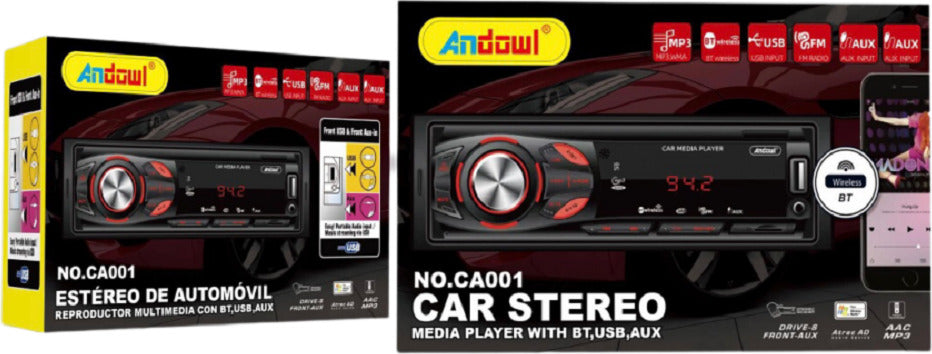 Autoradio Stereo Sistema Audio Per Auto Universale 1 Din Bluetooth/aux/usb Ca001 Elettronica/Elettronica per veicoli/Elettronica per auto/Sistemi audio/Autoradio Trade Shop italia - Napoli, Commerciovirtuoso.it