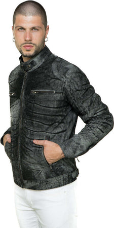 Avatar---Biker-Uomo-Nero-Effetto-Graffiato-in-vera-pelle