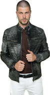 Avatar---Biker-Uomo-Nero-Effetto-Graffiato-in-vera-pelle