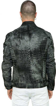 Avatar---Biker-Uomo-Nero-Effetto-Graffiato-in-vera-pelle