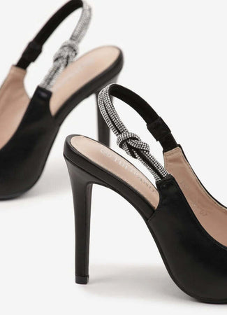 Avery - Dècolletè Con Cinturino Strass