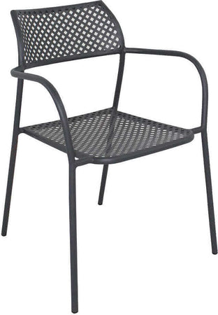 AVIIM---poltrona-da-giardino-impilabile-in-ferro-Antracite-Milani-Home