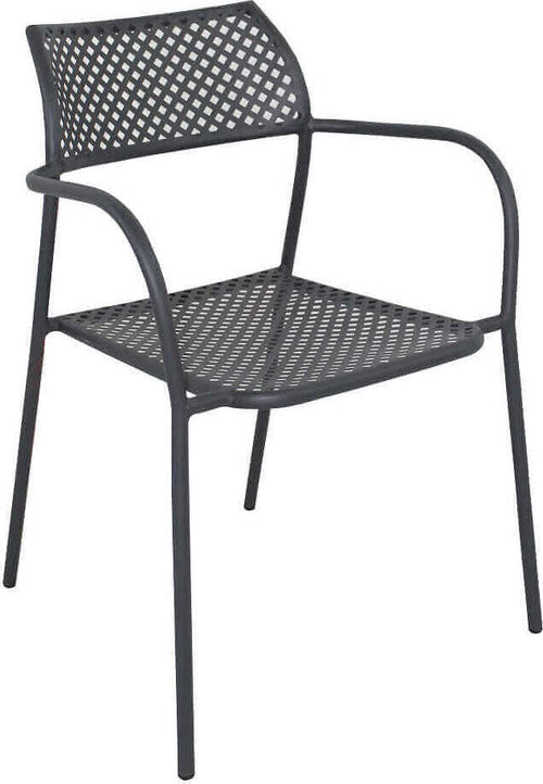 AVIIM---poltrona-da-giardino-impilabile-in-ferro-Antracite-Milani-Home