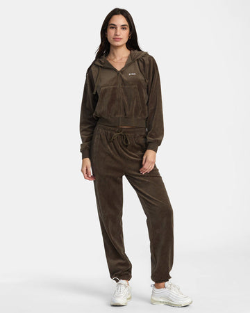Felpa Cappuccio Zip Donna Rvca Seniesa Estrada Ring