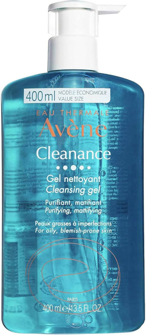 Avène Gel Detergente Viso - 400 Ml Eau Thermale Avene Cleanance Gel Detergente 400 Ml