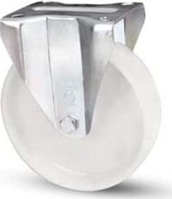 AVO---SUPPORTO-PIASTRA-FISSA-CON-FORO-PASSANTE-E-RUOTA-IN-NYLON-DIAM.80X30-ART.-118BISA