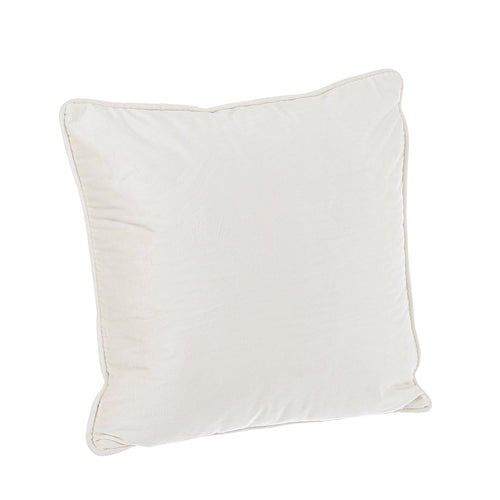 Cuscino Artemis in poliestere color Avorio decorazione natalizia per sedie e poltrone