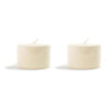 Set di 2 Candele decorative Pillar Lucid confezione con scatola bianca