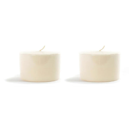 Set di 2 Candele decorative "Pillar Lucid" confezione con scatola bianca