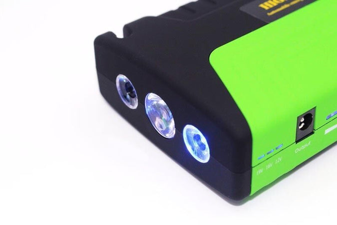 Avviatore Batterie Auto Di Emergenza Jump Starter Cavi Batteria Ricaricabile Each