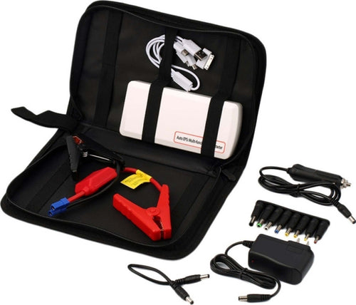 AVVIATORE EMERGENZA CON BORSA AUTO LUCE STARTER POWER BANK 9000mAh PORTATILE PINZE BATTERIA Auto e Moto/Accessori per auto/Accessori di emergenza/Avviatori di emergenza Trade Shop italia - Napoli, Commerciovirtuoso.it