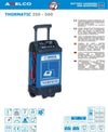 Avviatore portabile starter avviatori portabili a batteria 12/24 v auto moto 1 ph thormatic 350