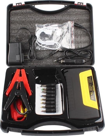 Booster Batteria 4000A Avviatore Auto Portatile YaberAuto 4000A - 12V Per Auto/Moto, Power Bank 13800mAh, Con Torcia Avviatore Emergenza - Foto 1