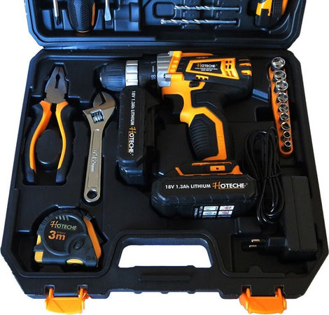 Avvitatore 18v Trapano Batteria A Litio 2 Batterie In Valigia + Accessori P104 Fai da te/Utensili elettrici e a mano/Utensili elettrici/Trapani/Trapani avvitatori Trade Shop italia - Napoli, Commerciovirtuoso.it