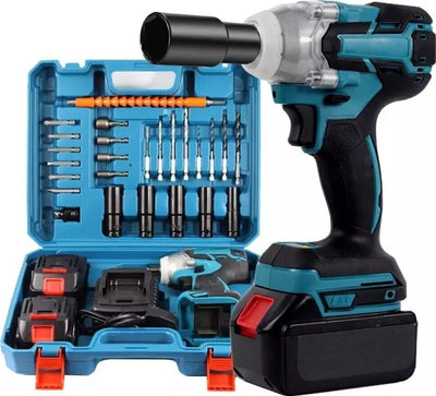 Avvitatore Impulsi Svita Avvita Bulloni Doppia Batteria 20v 5ah + 25 Accessori Fai da te/Utensili elettrici e a mano/Utensili elettrici/Trapani/Trapani avvitatori Trade Shop italia - Napoli, Commerciovirtuoso.it