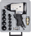 Avvitatore Pneumatico Ad Aria 1/2 Con Valigia E Bussole Pistola Svita Bulloni Fai da te/Utensili elettrici e a mano/Utensili elettrici/Avvitatori a massa battente Trade Shop italia - Napoli, Commerciovirtuoso.it