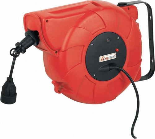Avvolgicavo elettrico automatico cavo 22mt presa 2 P+T sicuro affidabile PRDAE22  Trade Shop italia - Napoli, Commerciovirtuoso.it