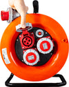 Avvolgicavo industriale IP67 - 3 prese CEE 4 POLI 16A - 30 metri 400V - Cavo in Neoprene H07rn-f