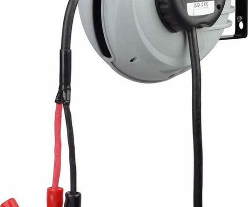 Avvolgitubo mantenitore di carica batteria con pinze 6m