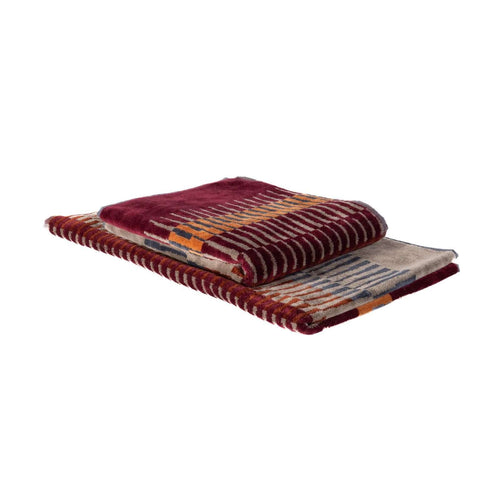 Set Asciugamani 1+1 Mirabello Carrara Victory Boulevard  Spugna di Cotone