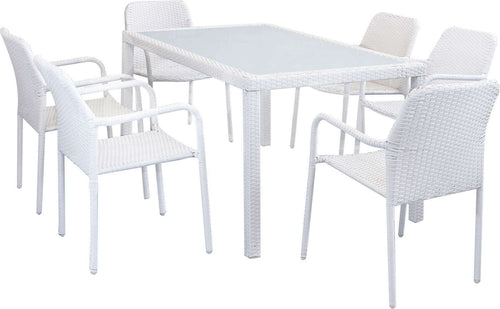 AXONA---set-tavolo-da-giardino-con-piano-in-vetro-150x90-compreso-di-6-poltrone-intreccio-in-rattan-sintetico-Bianco-Milani-Home