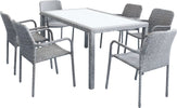 AXONA---set-tavolo-da-giardino-con-piano-in-vetro-150x90-compreso-di-6-poltrone-intreccio-in-rattan-sintetico-Grigio-Milani-Home
