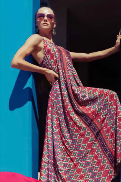 AYFEE-|-Abito-spalline-piega-davanti-e-incrocio-dietro-poliseta