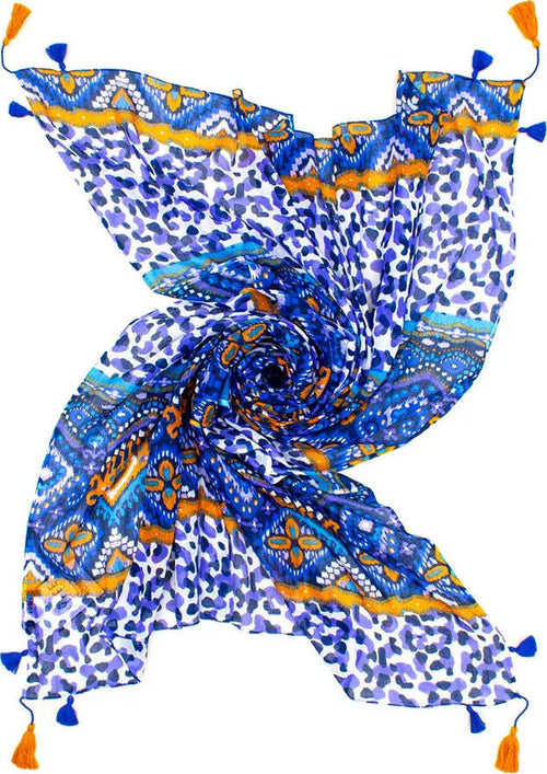 AYFEE-|-Foulard-pareo-stampa-etnica-animalier