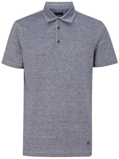 Corneliani Polo manica corta grigio da uomo