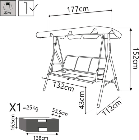 AZURUS---dondolo-da-giardino-in-metallo-Bianco-Milani-Home