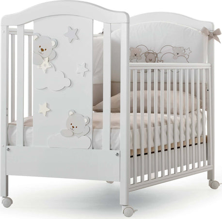 Azzurra Design Lettino Neonati Mars + Fasciatoio Bagnetto Vaschetta Anatomica + Completo Lettino Piumone + Lenzuolo + Materasso In Omaggio Casa e cucina/Arredamento/Cameretta bambini/Lettini per neonati e bambini/Lettini con sbarre Mondo Bimbo - Bagnara Calabra, Commerciovirtuoso.it