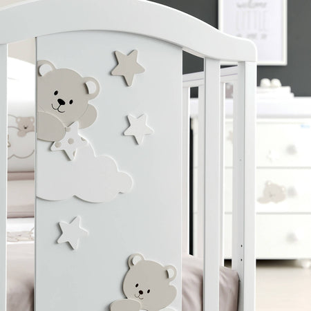 Azzurra Design Lettino Neonati Mars + Fasciatoio Bagnetto Vaschetta Anatomica + Completo Lettino Piumone + Lenzuolo + Materasso In Omaggio Casa e cucina/Arredamento/Cameretta bambini/Lettini per neonati e bambini/Lettini con sbarre Mondo Bimbo - Bagnara Calabra, Commerciovirtuoso.it