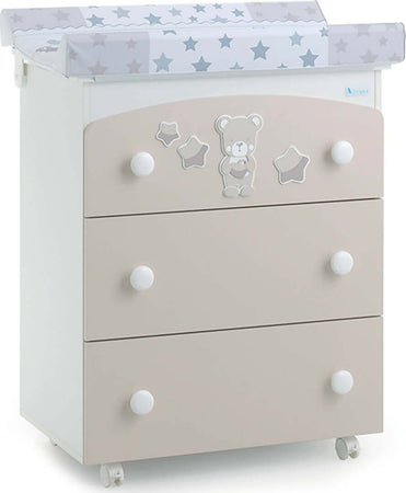 Azzurra Design Lettino Neonati Nice + Fasciatoio Bagnetto Vaschetta Anatomica + Completo Lettino Piumone + Lenzuolo + Materasso Casa e cucina/Arredamento/Cameretta bambini/Lettini per neonati e bambini/Lettini con sbarre Mondo Bimbo - Bagnara Calabra, Commerciovirtuoso.it