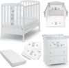 Azzurra Design Lettino Neonati Nice + Fasciatoio Bagnetto Vaschetta Anatomica + Completo Lettino Piumone + Lenzuolo + Materasso Casa e cucina/Arredamento/Cameretta bambini/Lettini per neonati e bambini/Lettini con sbarre Mondo Bimbo - Bagnara Calabra, Commerciovirtuoso.it