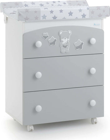 Azzurra Design Lettino Neonati Nice + Fasciatoio Bagnetto Vaschetta Anatomica + Completo Lettino Piumone + Lenzuolo + Materasso Casa e cucina/Arredamento/Cameretta bambini/Lettini per neonati e bambini/Lettini con sbarre Mondo Bimbo - Bagnara Calabra, Commerciovirtuoso.it