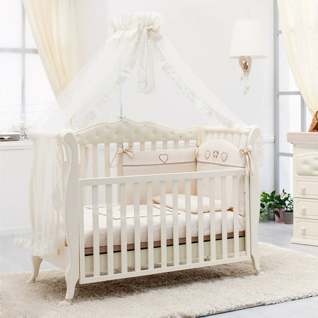 Azzurra Design Trionfo Diamonds Lettino Neonati + Fasciatoio Bagnetto Vaschetta Anatomica + Completo Lettino Piumone + Lenzuolo + Velo Con Asta + Materasso Casa e cucina/Arredamento/Cameretta bambini/Lettini per neonati e bambini/Lettini con sbarre Mondo Bimbo - Bagnara Calabra, Commerciovirtuoso.it