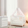 Azzurra Design Trionfo Diamonds Lettino Neonati + Fasciatoio Bagnetto Vaschetta Anatomica + Completo Lettino Piumone + Lenzuolo + Velo Con Asta + Materasso Casa e cucina/Arredamento/Cameretta bambini/Lettini per neonati e bambini/Lettini con sbarre Mondo Bimbo - Bagnara Calabra, Commerciovirtuoso.it