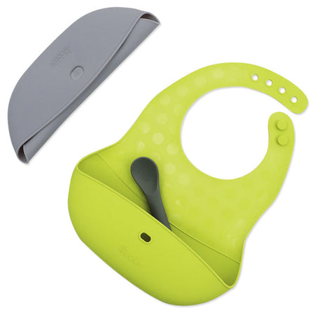 Bavaglino in silicone con cucchiaino BBLUV