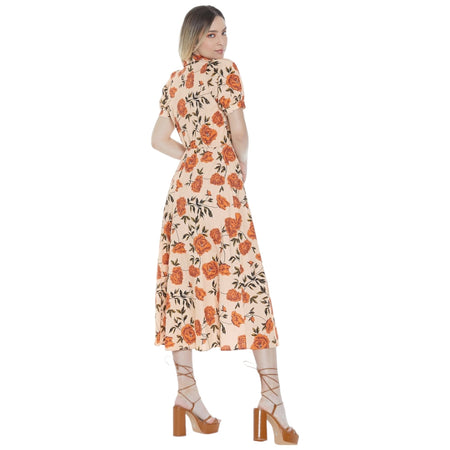 Relish vestito lungo fiori Miwako