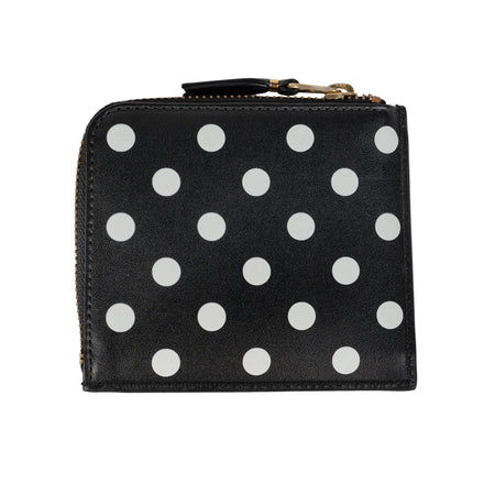 COMME DES GARCONS WALLET Polka Dots Wallet in Black da donna