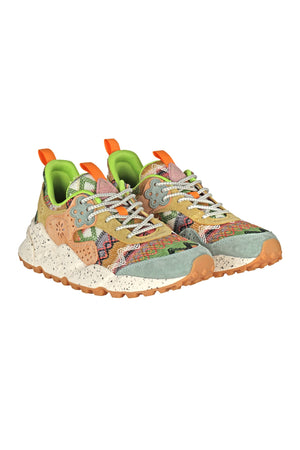 FLOWER MOUNTAIN Flower Mountain - Sneakers - 451029 - Beige/Lime da donna