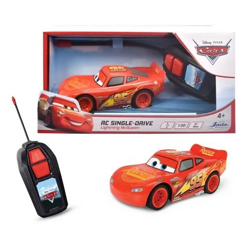 Radiocomando Saetta Mcqueen 27 MHz scala 1:32 (14cm) DISNEY CARS Rosso