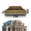 €14,99pz *** STOCK *** Fregio capitello cimasa per esterno in xps resinati 37x15x12cm PDB12 - Eternal Parquet